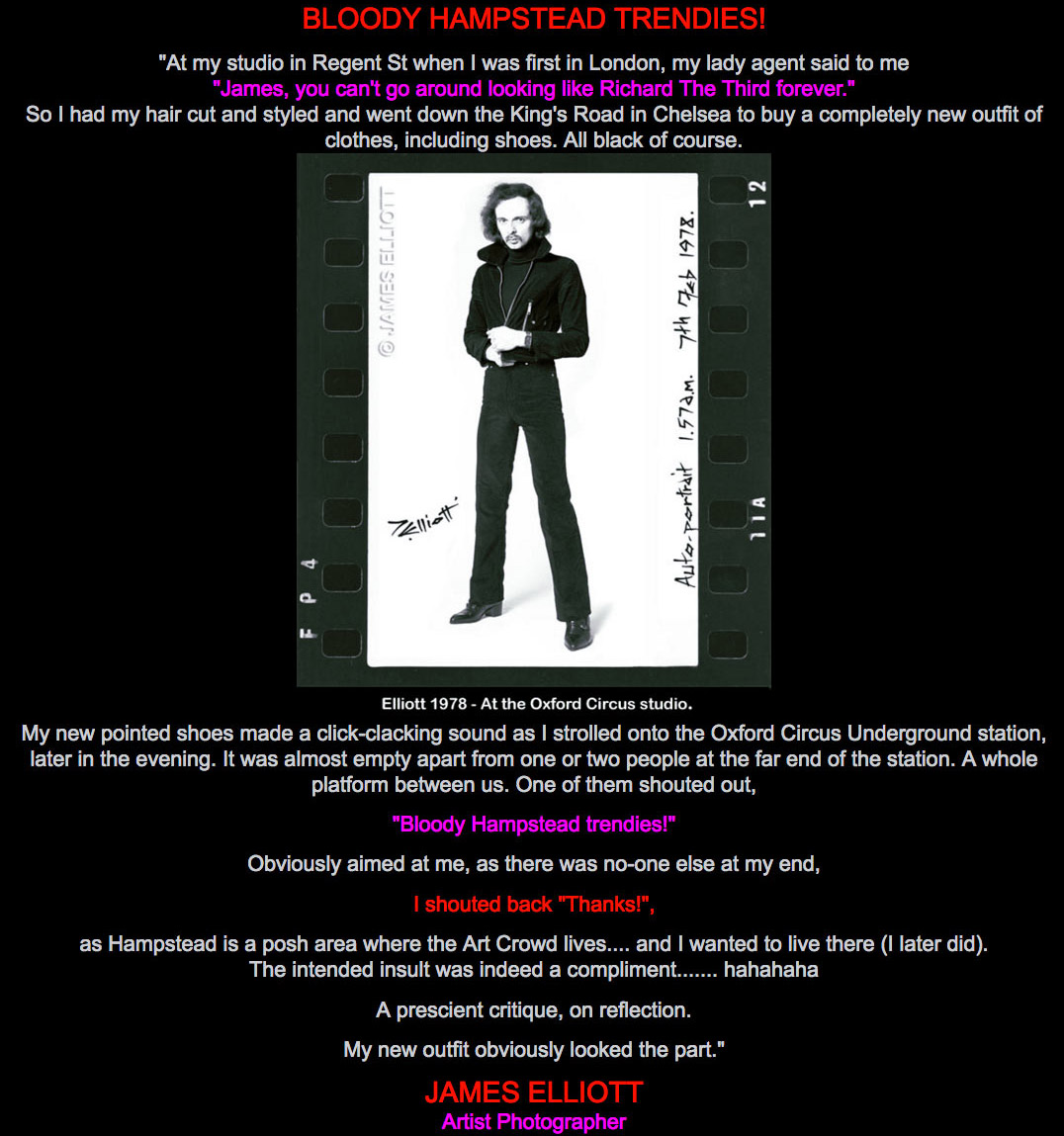 James Elliott Hampstead London